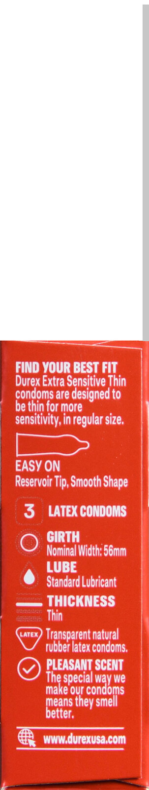 Durex Extra Sensitive Thin Latex Condoms Regular Fit - Rogersville Pharmacy MO Durex Extra Sensitive Thin Latex Condoms Regular Fit - Rogersville Pharmacy MO