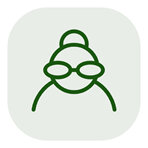 Elderly person icon