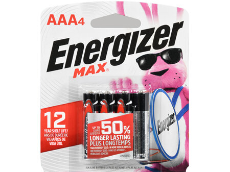 Energizer Max Alkaline Batteries AAA