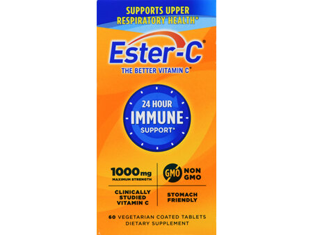 Ester-C Maximum Strength 24 Hour Immune Support 1000 mg Vegetarian Coated Tablets
