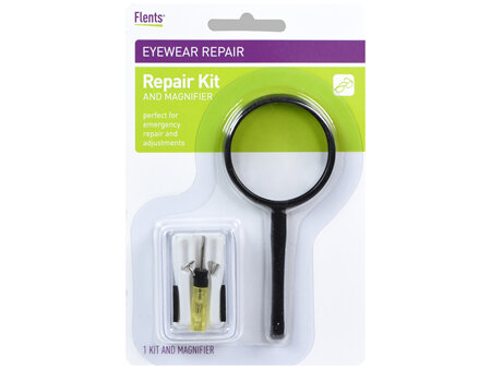 Flents Eyewear Repair Kit And Magnifier