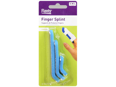 Flents Finger Splint Curved S/M/L Combo