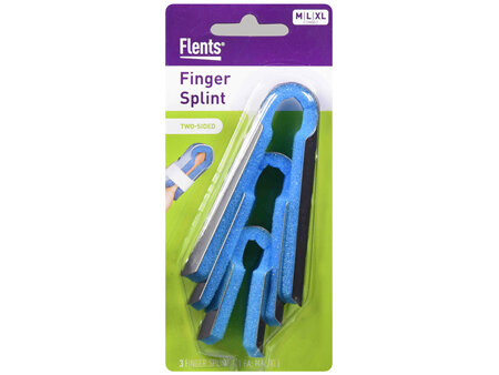 Flents Finger Splint Two-Sided M/L/XL Combo