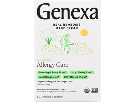 Genexa Allergy Care Tablets Organic Acai Berry