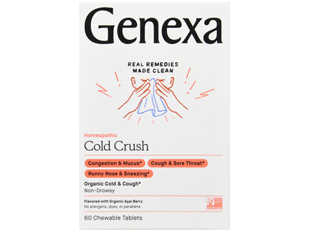 Genexa Cold Crush Chewable Tablets Organic Acai Berry