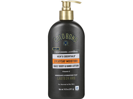 Gold Bond Men's Essentials Everyday Moisture Daily Body & Hand Lotion