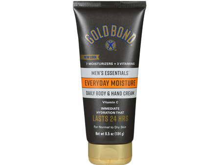 Gold Bond Men's Essentials Everyday Moisture Daily Body & Hand Cream