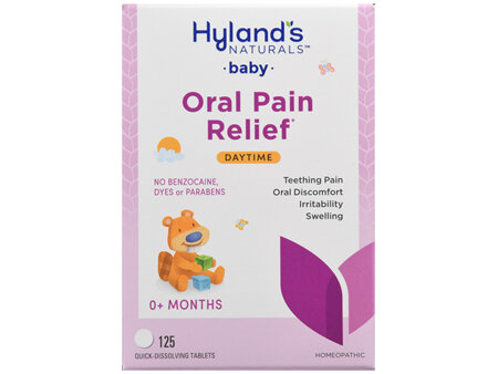 Hyland's Naturals Baby Oral Pain Relief Quick Dissolving Tablets Daytime