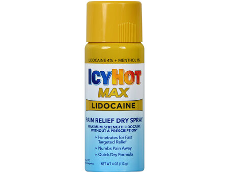 ICY HOT Max Lidocaine Pain Relief Dry Spray