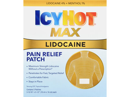 ICY HOT Max Lidocaine Pain Relief Patch