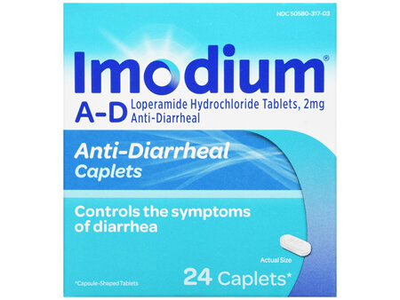 Imodium A-D Loperamide Hydrochloride 2 mg Anti-Diarrheal Caplets