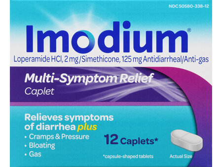 Imodium Multi-Symptom Relief Caplets