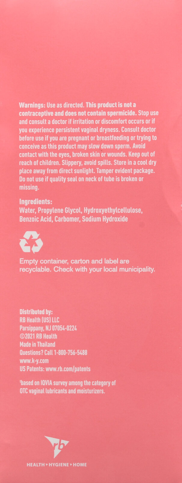 K-Y Classic Jelly Water-Based Personal Lubricant - Rocky Ridge Drug Co. K-Y Classic Jelly Water-Based Personal Lubricant - Rocky Ridge Drug Co.