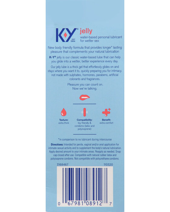 K-Y Classic Jelly Water-Based Personal Lubricant - Rocky Ridge Drug Co. K-Y Classic Jelly Water-Based Personal Lubricant - Rocky Ridge Drug Co.