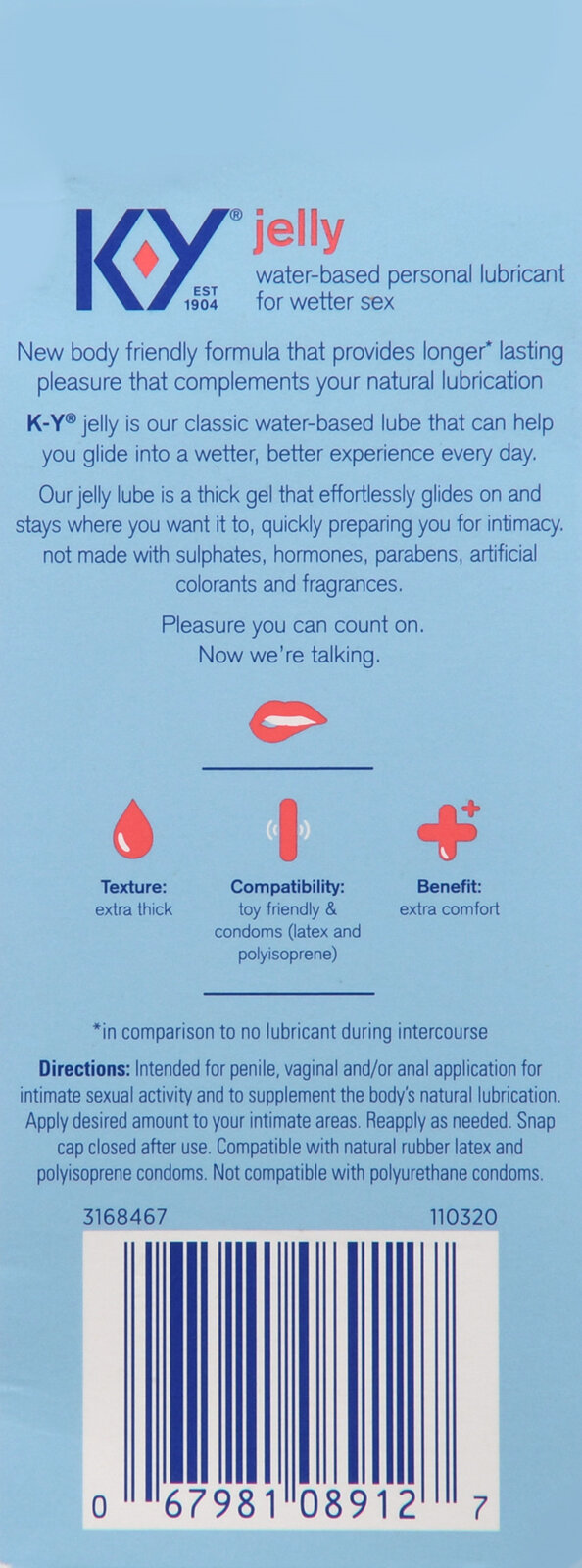 K-Y Classic Jelly Water-Based Personal Lubricant - Rocky Ridge Drug Co. K-Y Classic Jelly Water-Based Personal Lubricant - Rocky Ridge Drug Co.