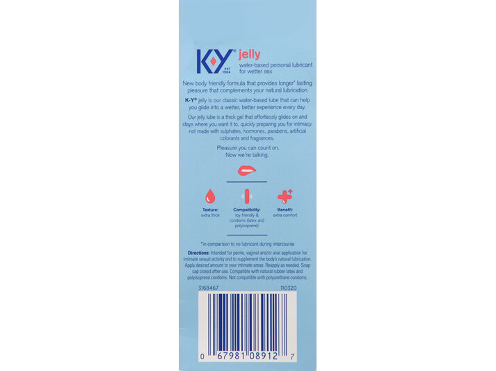 K-Y Classic Jelly Water-Based Personal Lubricant - Rocky Ridge Drug Co. K-Y Classic Jelly Water-Based Personal Lubricant - Rocky Ridge Drug Co.