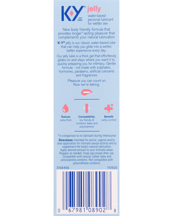 K-Y Classic Jelly Water-Based Personal Lubricant - Buena Vista Drug K-Y Classic Jelly Water-Based Personal Lubricant - Buena Vista Drug