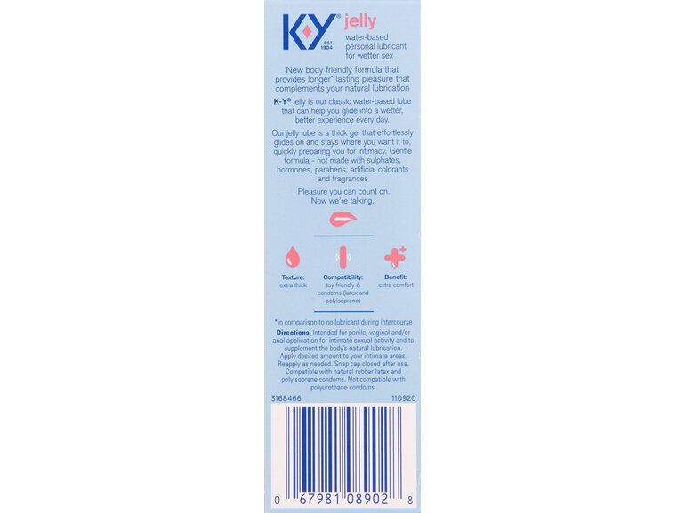 K-Y Classic Jelly Water-Based Personal Lubricant - Buena Vista Drug K-Y Classic Jelly Water-Based Personal Lubricant - Buena Vista Drug