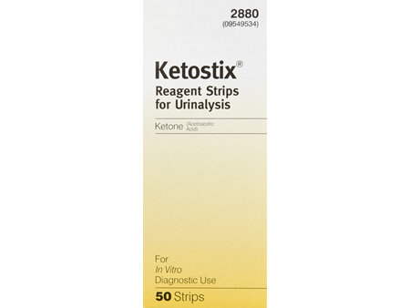 Ketostix Reagent Strips For Urinalysis Ketone (Acetoacetic Acid)