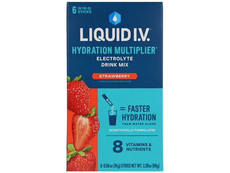 Liquid I.V. Hydration Multiplier Electrolyte Drink Mix Strawberry