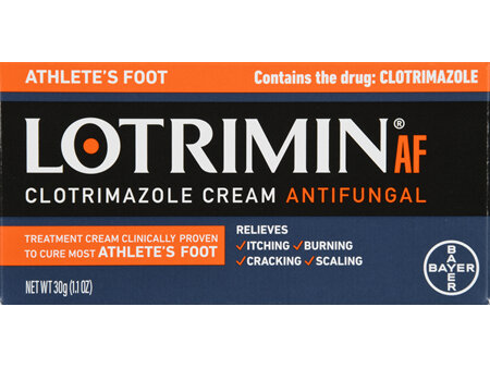 Lotrimin AF Clotrimazole Antifungal Athlete's Foot Cream