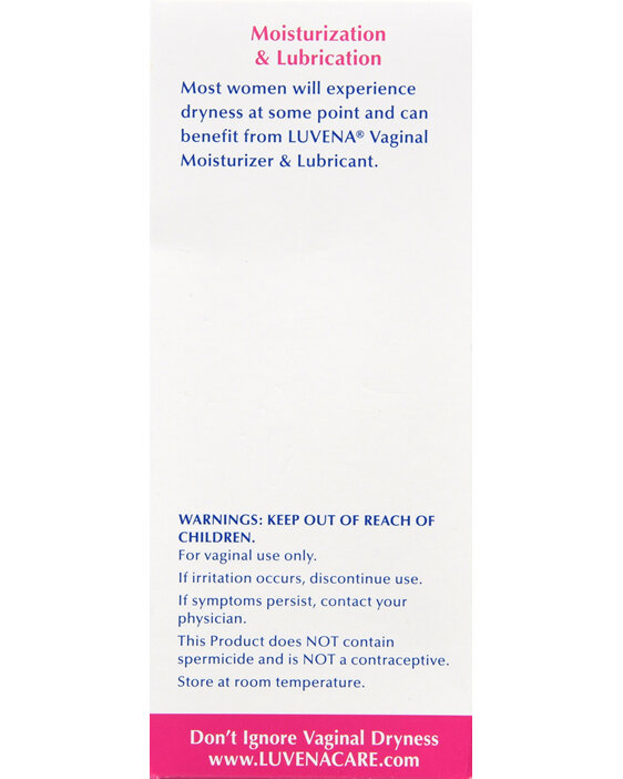 Luvena Vaginal Moisturizer & Lubricant Pre-Filled Applicators - Buena Vista Drug Luvena Vaginal Moisturizer & Lubricant Pre-Filled Applicators - Buena Vista Drug