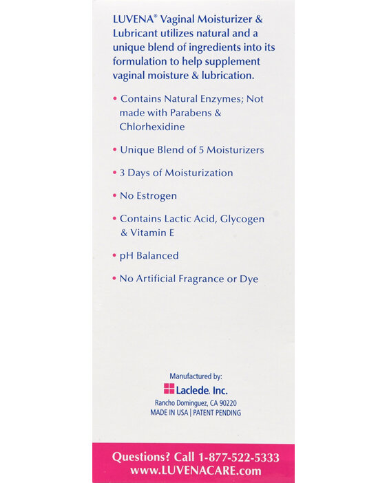 Luvena Vaginal Moisturizer & Lubricant Pre-Filled Applicators - Buena Vista Drug Luvena Vaginal Moisturizer & Lubricant Pre-Filled Applicators - Buena Vista Drug