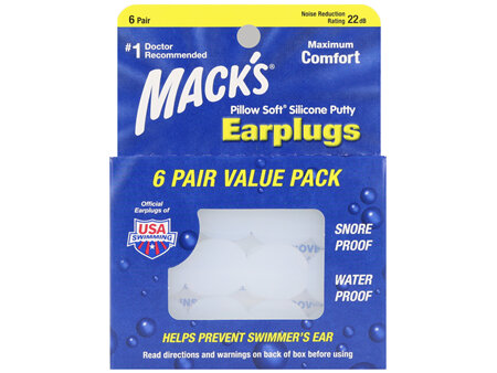 Mack's Pillow Soft Silicone Putty Earplugs