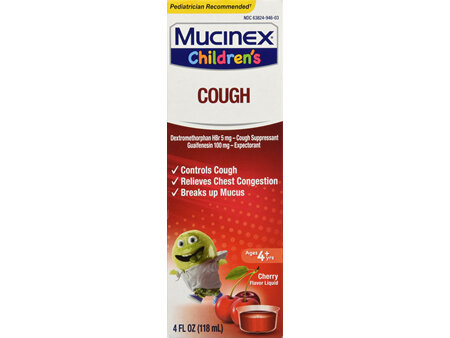 Mucinex Children's Cough Liquid Cherry