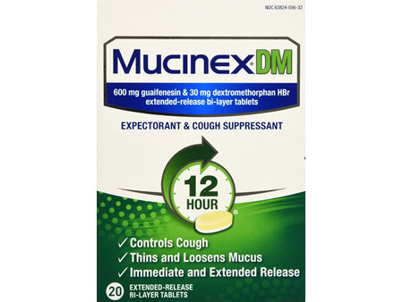 Mucinex DM Expectorant & Cough Suppressant 12 Hour Extended-Release Bi-Layer Tablets