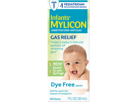 MYLICON Infants' Simethicone Gas Relief Drops Dye Free