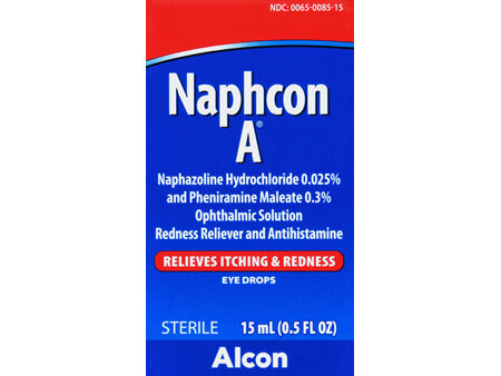 Naphcon A Redness Reliever and Antihistamine Eye Drops