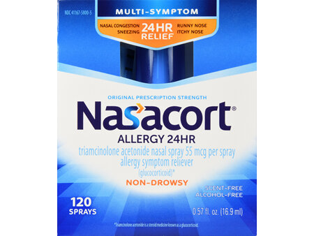 Nasacort Allergy 24 HR Spray Original Prescription Strength