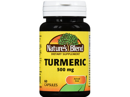 Nature's Blend Turmeric 500 mg Capsules