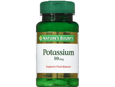 Nature's Bounty Potassium 99 mg Caplets