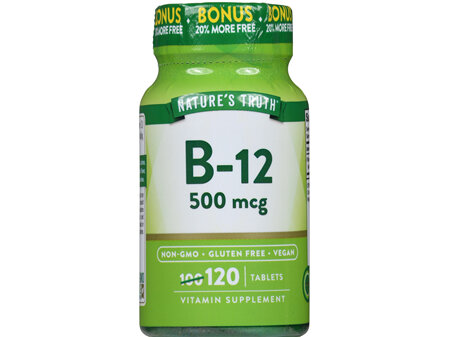 Nature's Truth B-12 500 mcg Tablets