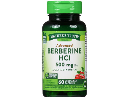 Nature's Truth Berberine HCI 500 mg Capsules