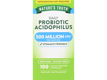 Nature's Truth Daily Probiotic Acidophilus Quick Release Capsules