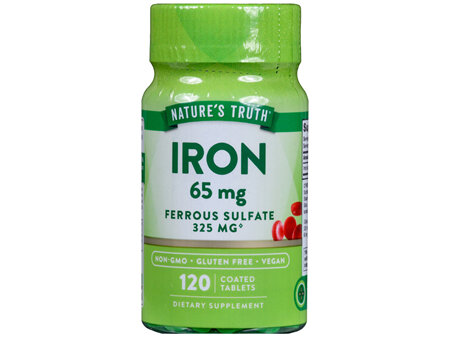 Nature's Truth Iron 65 mg Coated Tablets