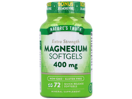 Nature's Truth Magnesium 400 mg Quick Release Softgels Extra Strength