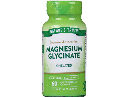 Nature's Truth Magnesium Glycinate Chelated Quick Release Capsules