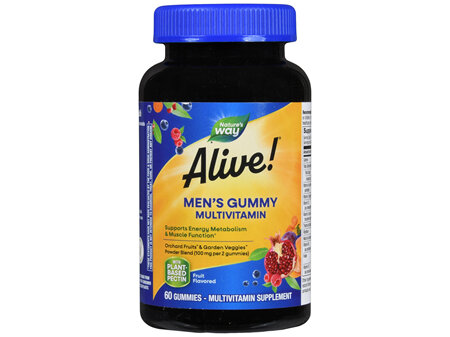 Nature's Way Alive! Men's Multivitamin Gummies Fruit