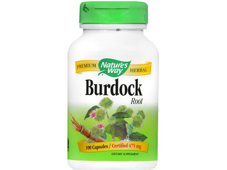 Nature's Way Burdock Root 475 mg Capsules