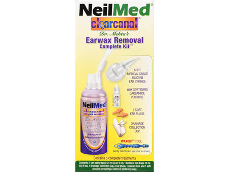 NeilMed ClearCanal Earwax Removal Complete Kit