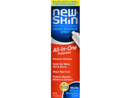 New-Skin Benzethonium Chloride 0.2% First Aid Antiseptic Liquid Bandage Spray