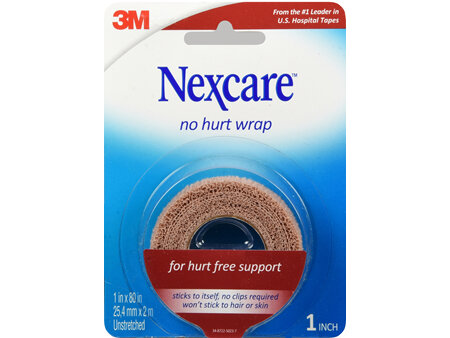 Nexcare No Hurt Wrap 1 In x 2.2 Yd