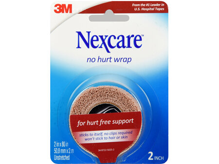 Nexcare No Hurt Wrap 2 In x 80 Yd