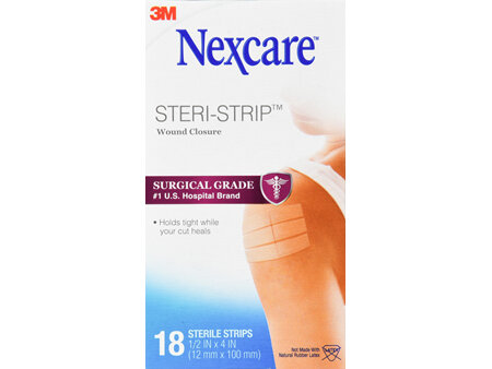 Nexcare Steri-Strip Wound Closures 0.5 X 4 In