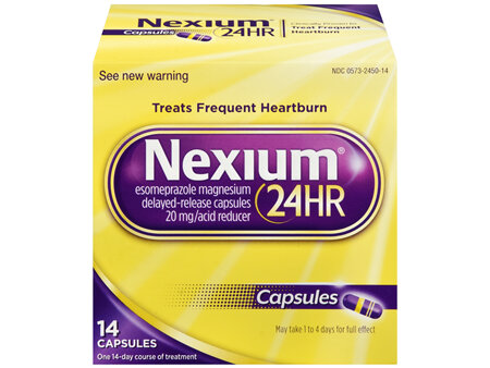 Nexium 24HR Esomeprazole Magnesium 20 mg Acid Reducer Capsules
