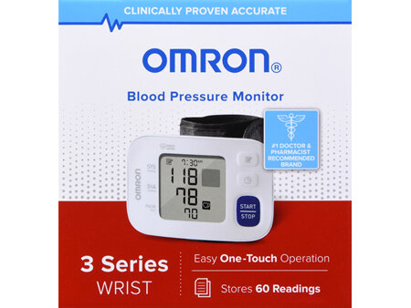 OMRON Blood Pressure Monitor 3 Series Wrist
